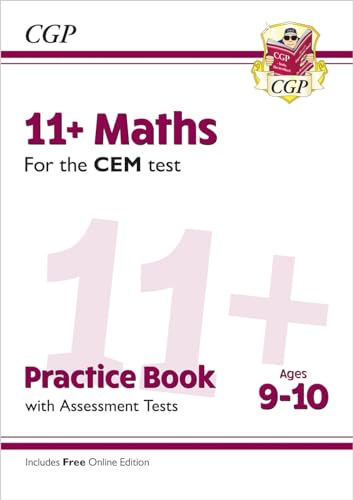 11+ CEM Maths Practice Book & Assessment Tests - Ages 9-10 (with Online Edition) (CGP CEM 11+ Ages 9-10)